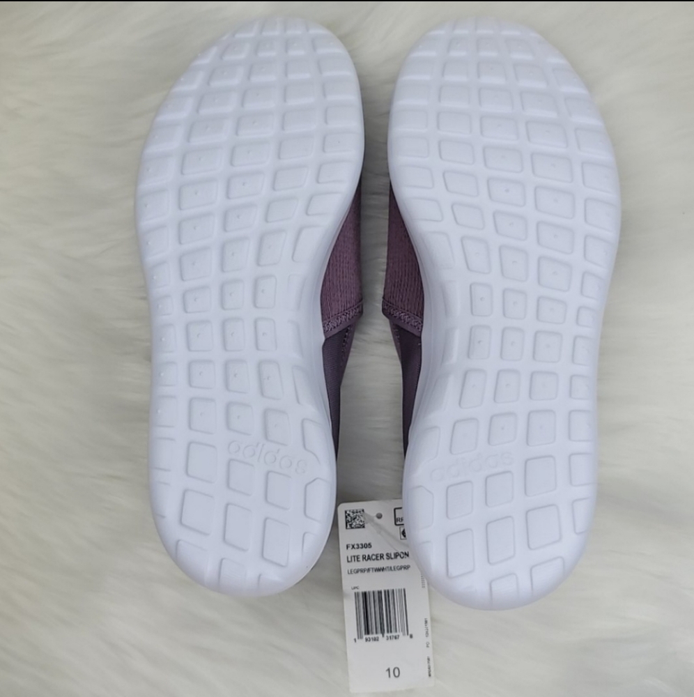 Adidas Lite Racer Slipon Athletic Comfort Sneakers - Picture 16 of 16